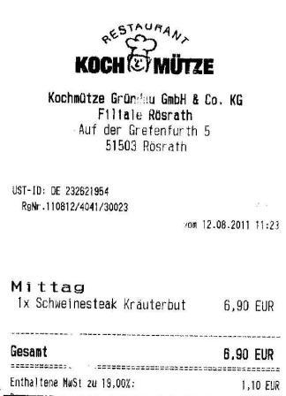 hneo Hffner Kochmtze Restaurant